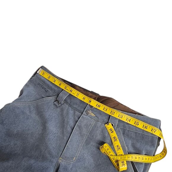 Burton Mens Denim Look Goretex Snowpants, Ski, Snowboard, Blue, Size Large - Picture 11 of 12